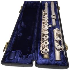 SELMER SIGNET SPECIAL FLUTE COIN SILVER, OPEN HOLE, LOW B FLAT IN CASE